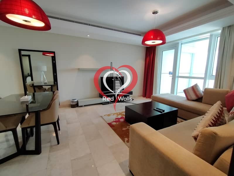 4 Furnished One Bedroom | Corniche View | High Quality with Facilities