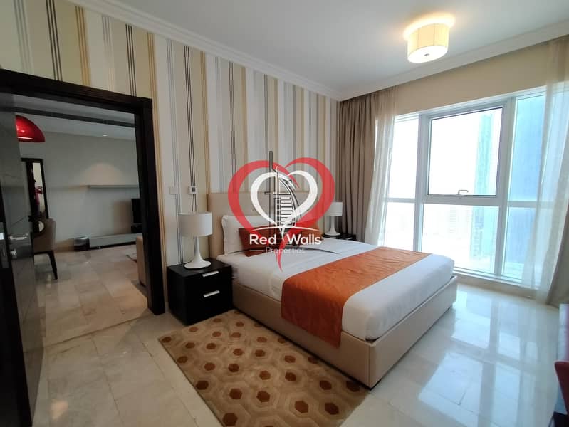 6 Furnished One Bedroom | Corniche View | High Quality with Facilities
