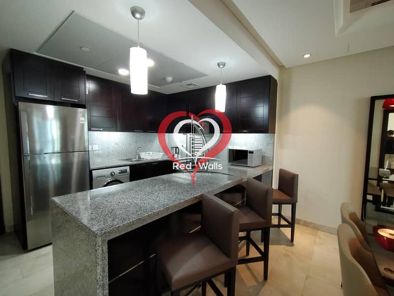 8 Furnished One Bedroom | Corniche View | High Quality with Facilities