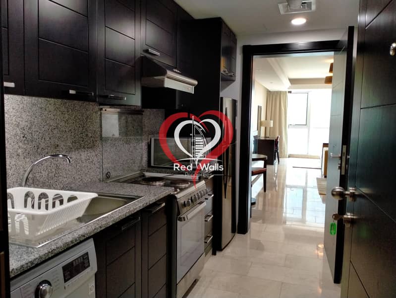 18 Furnished One Bedroom | Corniche View | High Quality with Facilities