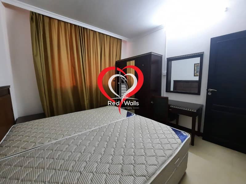 10 SPACIOUS SEMI FURNISHED 1 BHK APPARTMENT AT TOURIST CLUB AREA.