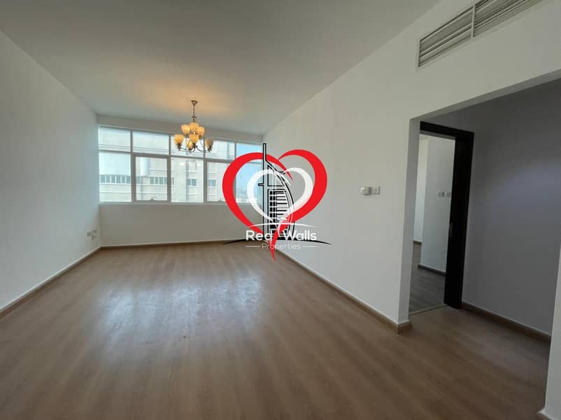 6 NEAT AND CLEAN 1 BHK WITH BATHROOMS AND SMALL BALCONY LOCATED AL NAHYAN.