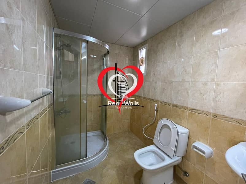 10 NEAT AND CLEAN 1 BHK WITH BATHROOMS AND SMALL BALCONY LOCATED AL NAHYAN.