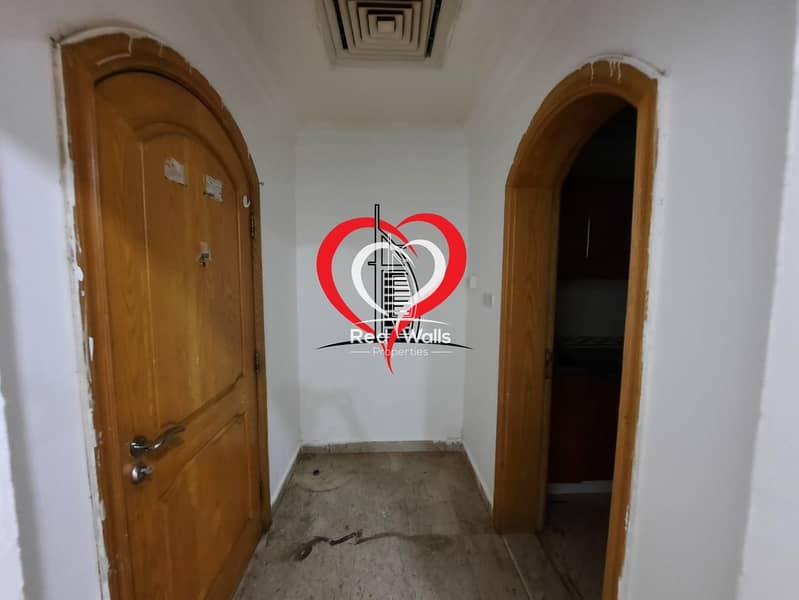 4 A BIG PARTITIONED STUDIO WITH SEPARATE KITCHEN AND BATHROOM LOCATED AT AL NAHYAN.