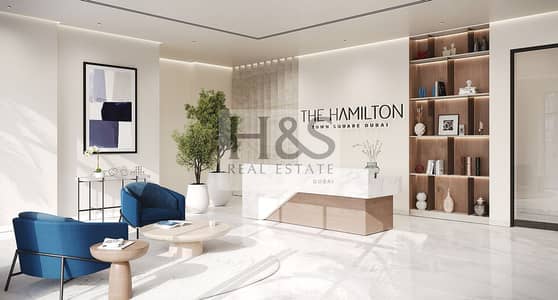 城市广场， 迪拜 1 卧室公寓待售 - Hamilton-lobby7 (1). jpg