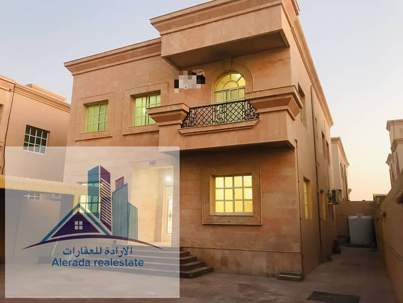 Large villa for rent in Ajman, Al Rawda area, modern design, large area, 6