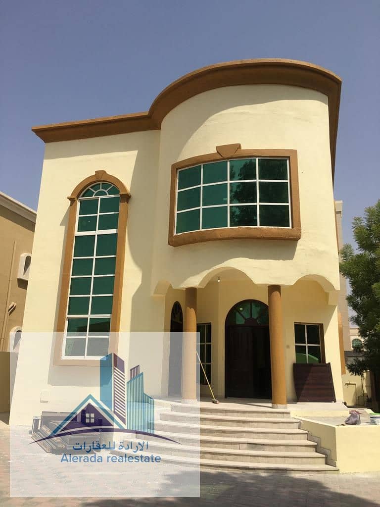 Villa for rent in ajman, Al Rawdh area, second piece of the street