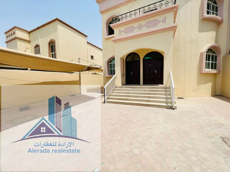Villa for rent in Ajman, Al Mowaihat, close to the street