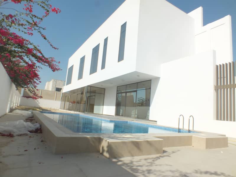 Modern independent brand new villa in barsha rent is 450k