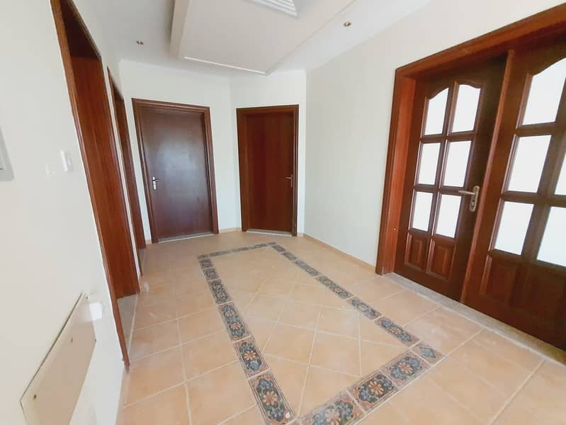 2 3bhk compound villa in manara with s. pool and p. garden  rent is 160k