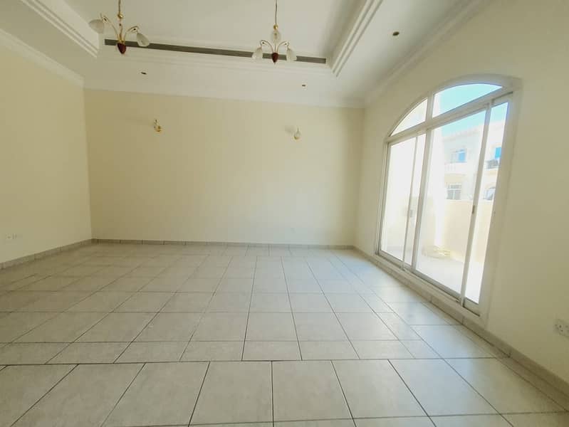 11 3bhk compound villa in manara with s. pool and p. garden  rent is 160k