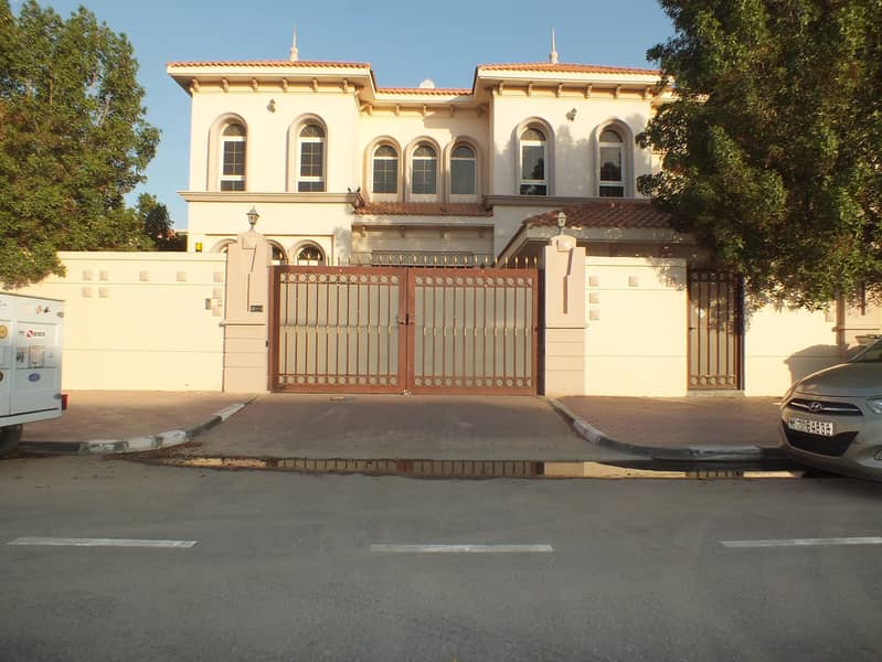 High Quality  property  independent 6bhk villa in safa 1 with P . garden  & S. pool rent is 250k