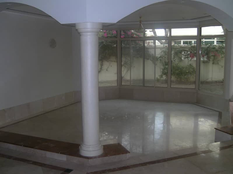 10 Compound 4bhk villa with p . garden s. pool in safa 2 rent is 180k