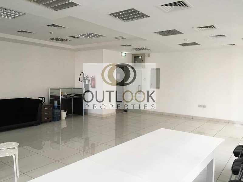 GLAZED GLASS  OPEN OFFICE SPACE WITHOUT PARTITIONS AVAILABLE FOR RENT IN BARSHA VALLEY