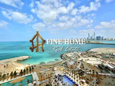 1 Bedroom Flat for Sale in The Marina, Abu Dhabi - 1 Year PP | Zero Commission I Stunning  Full Sea View