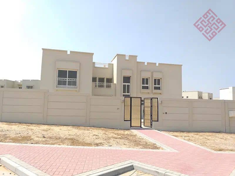 Spacious 5 Bedrooms Villa is available for rent in Barashi Sharjah for 150,000 AED