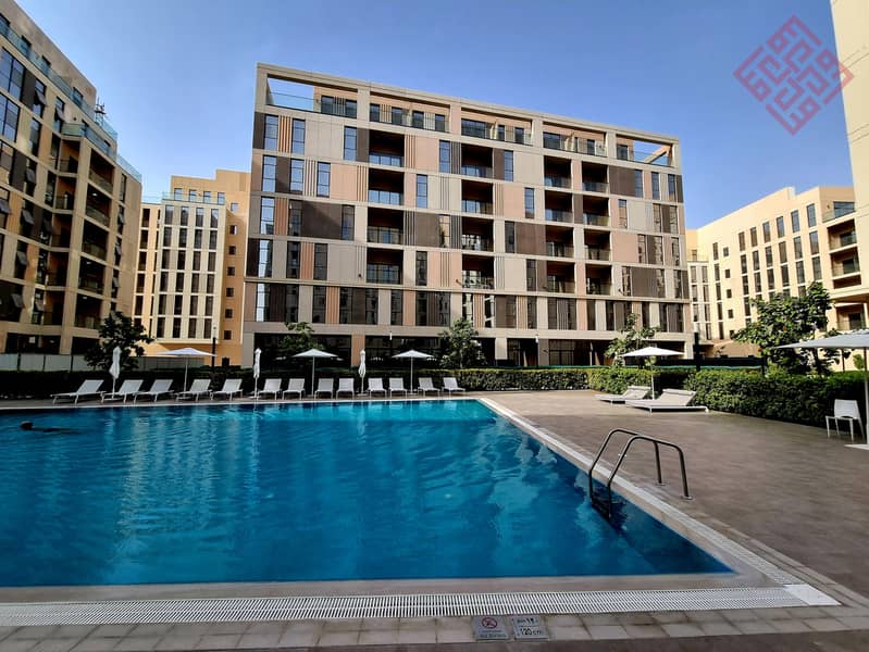 Brand New Spacious Semi Furnish Balcony Studio Available For Rent With Free Covered Parking +Pool+Jym  Only In 26000Aed
