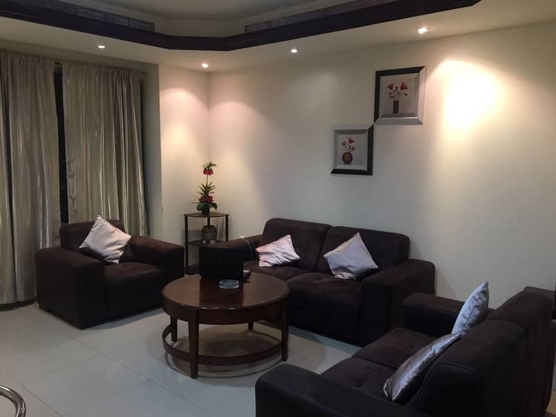 FOR RENT:1BHK FULLY FURNISHED IN CORNICHE TOWER FULLY CITY VIEW