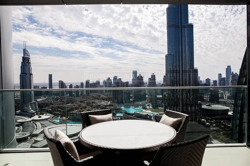 Center 2 Bed | Burj Khalifa view | Address Blvd