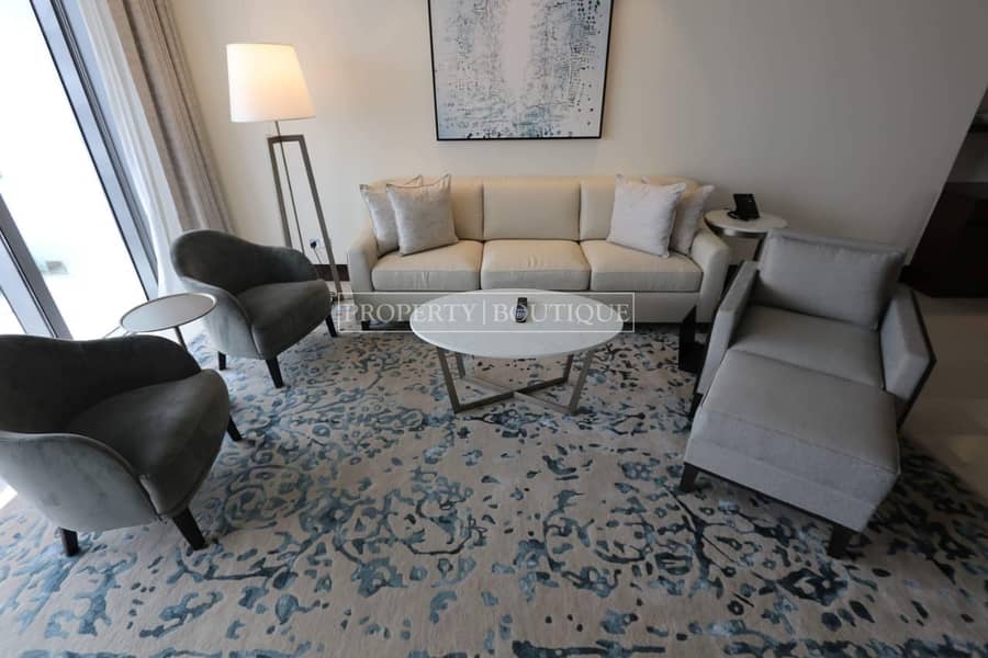 Corner Unit | Full Burj and Fountain View | 2 Bed