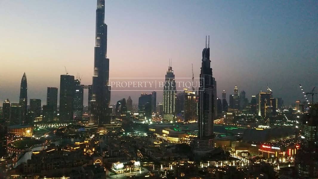 High Floor 2Bed with Full Burj Khalifa View