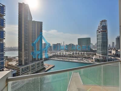 1 Bedroom Flat for Rent in Al Reem Island, Abu Dhabi - Move Now | 1MBR Apartment & Balcony Canal View