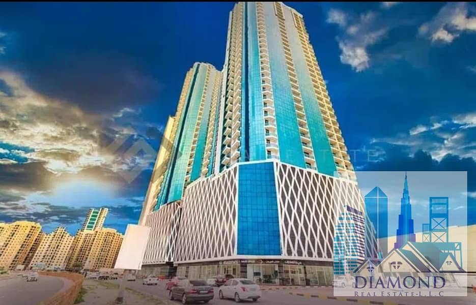 2 bedroom luxury apartment for rent in oasis tower 2   Al rashidiya ajman