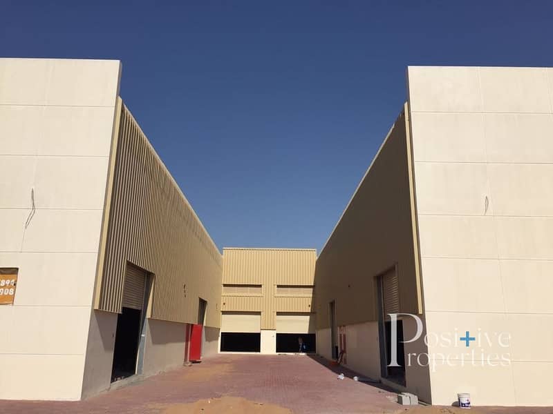 3 Large Warehouse |Insulated Roofing | 160KW | Ready