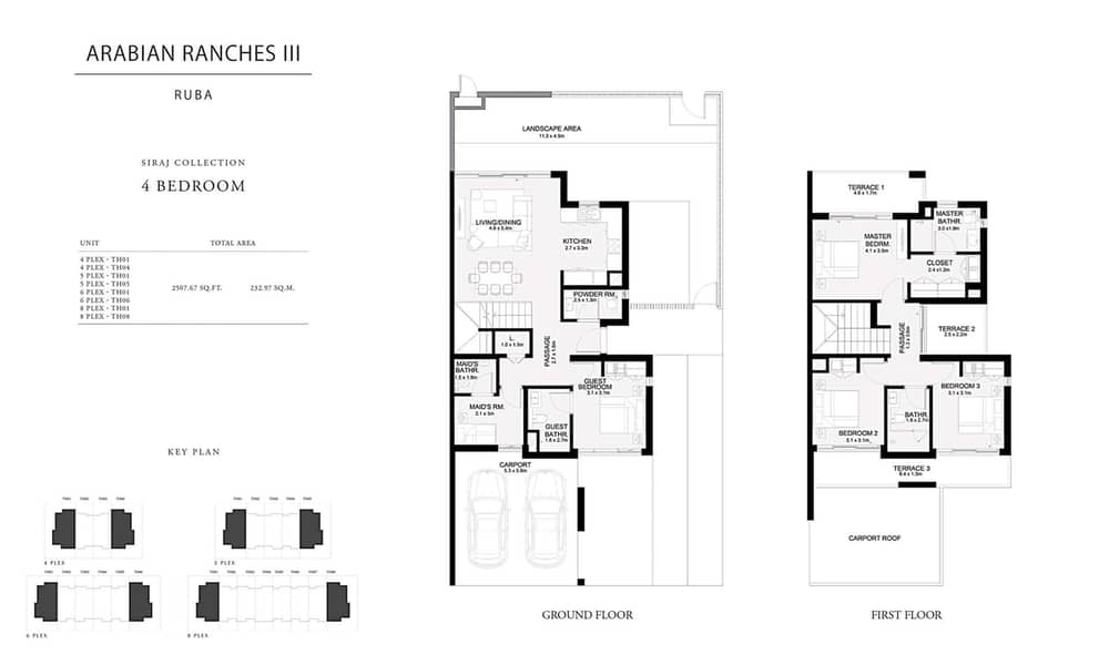 5 Limited units |  4 bed +M | PHP  available