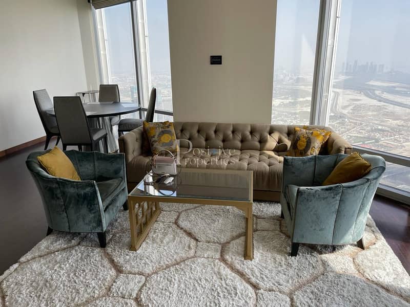 4 EXCLUSIVE|BURJ AND FOUNTAIN VIEW| HIGH FLOOR