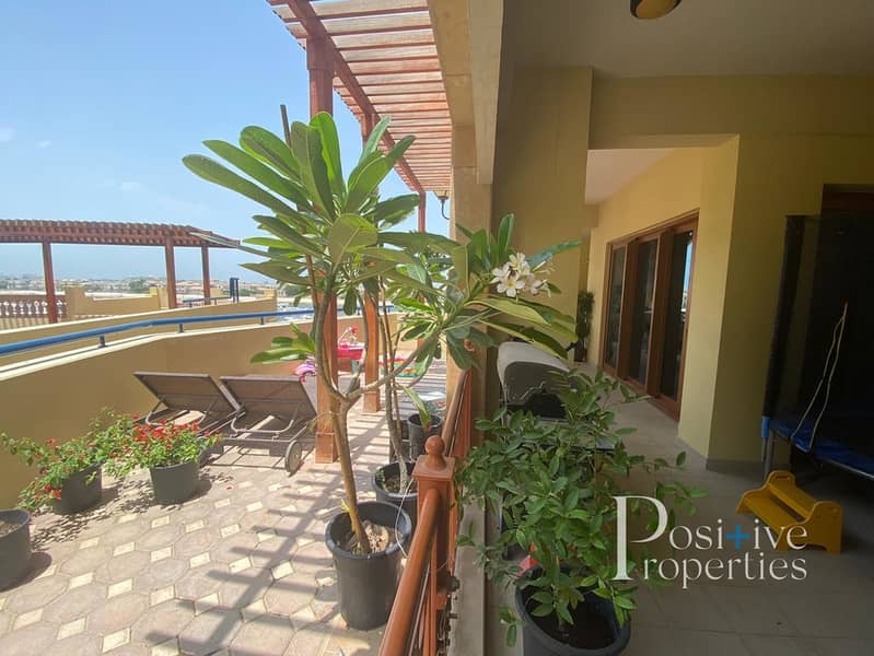 13 Extended Balcony | VOT | Sea and Pool View