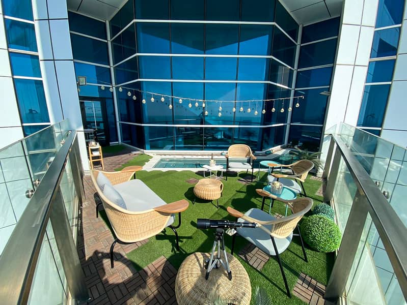 3 Stunning Dubai Views- Chiller Free - Large Terrace