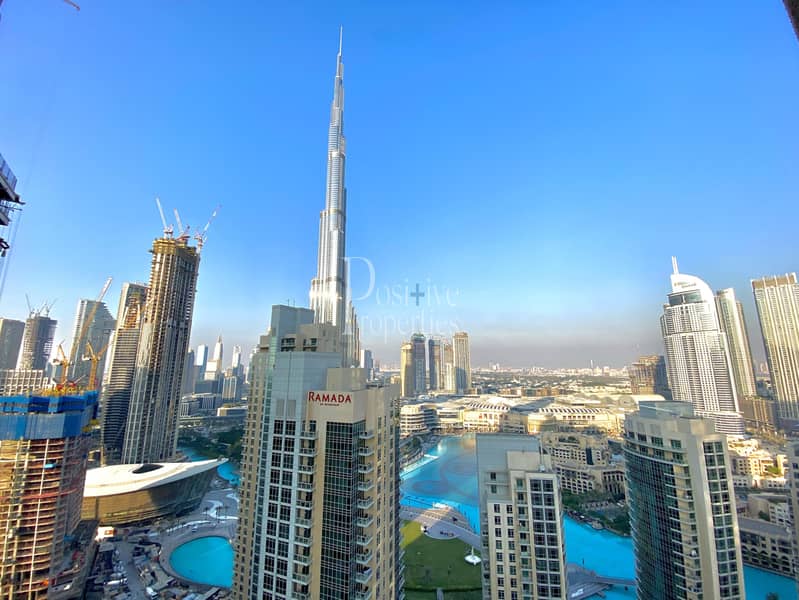 3 Burj Khalifa View | Well Maintained | High Floor