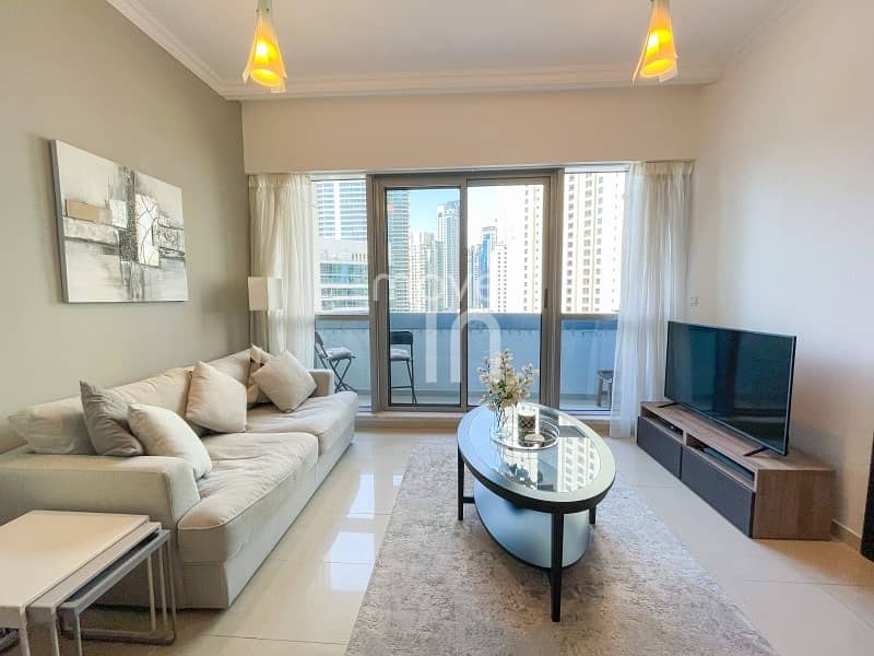 Vacant|Marina Views|Newly Furnished 1Bed|with Balcony