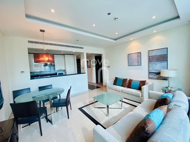 3 Stunning Fully Furnished 1 Bed - High Floor
