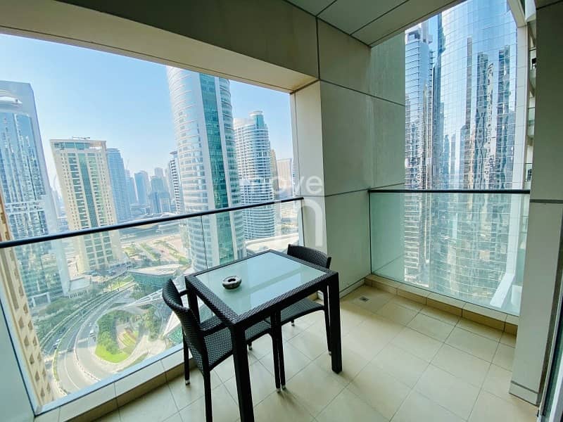 7 Stunning Fully Furnished 1 Bed - High Floor