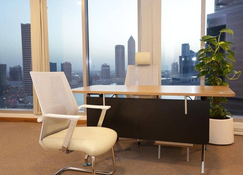 FULLY FURNISHED OFFICE FOR RENT @ PRIME LOCATION IN SHEIKH ZAYED ROAD