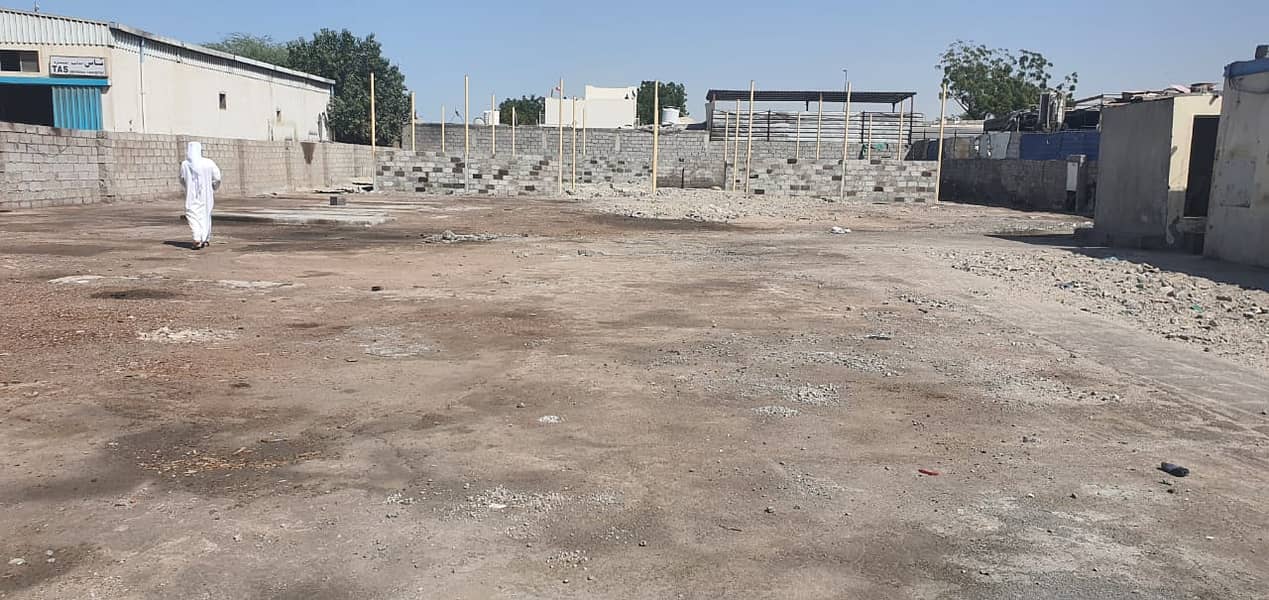 Open yard for mix used / 20k SqFT with 80KW Power Sharjah