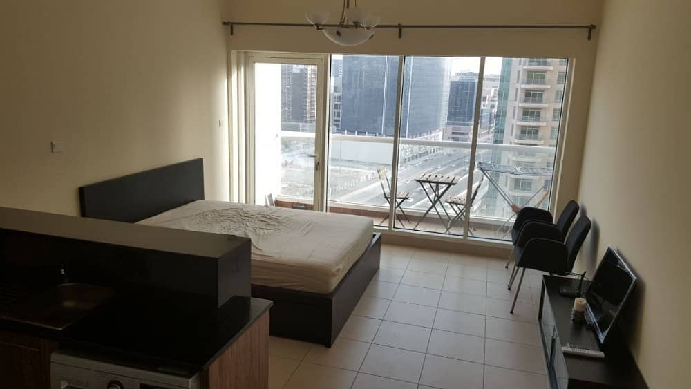 2 Vacant  Studio for sale in Down town  with balcony lower floor