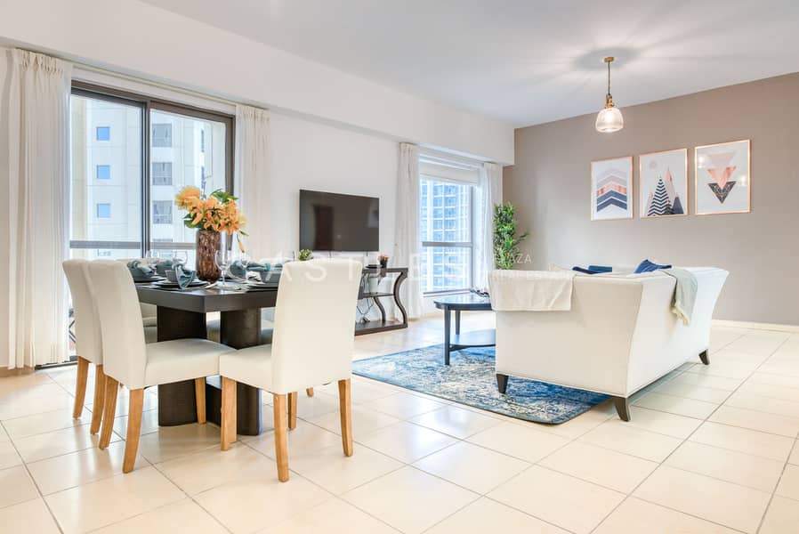 Upgraded | Fully furnished | Marina view