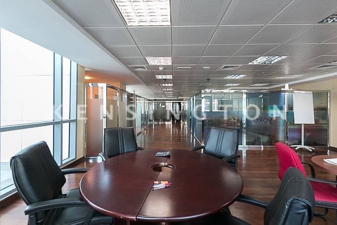 Partly furnished spacious office in the Indigo Icon Tower JLT cluster F
