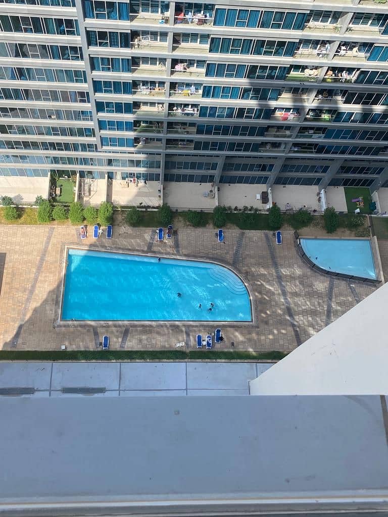 High Floor | Pool View | 1-BR Unit In SkyCourts