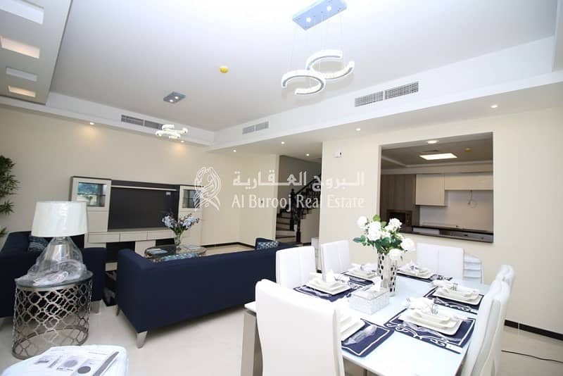 Large 3 Bedroom Townhouse in Al Burooj Residence I at JVT