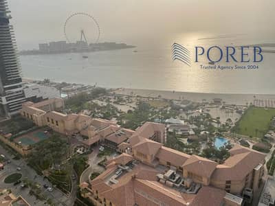 2 Bedroom Flat for Rent in Jumeirah Beach Residence (JBR), Dubai - Spacious Upgraded 2 BR I Palm + Marina View I Furnished