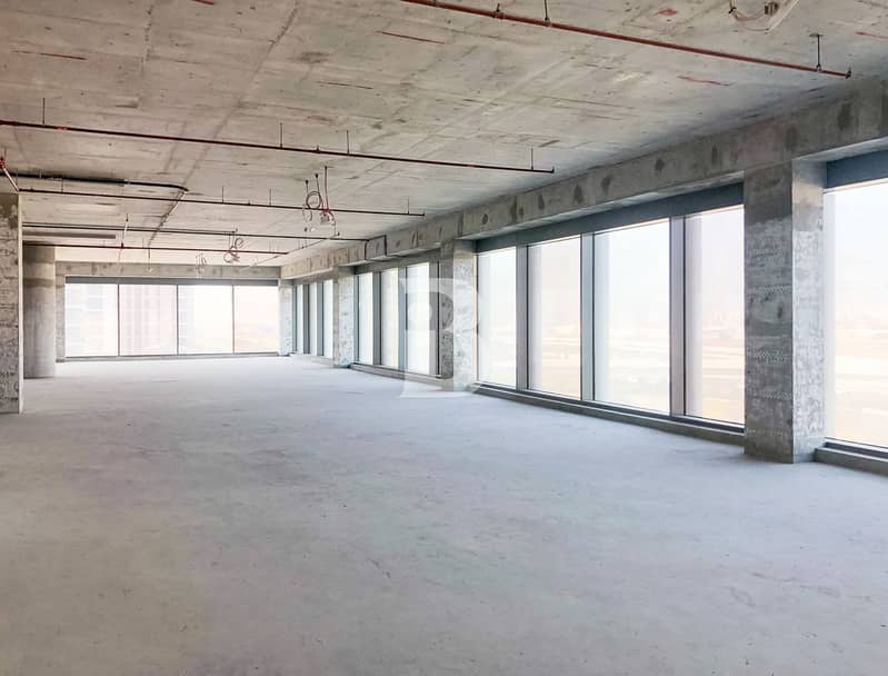 3014 SQFT Office  |Shell and Core |High Floor