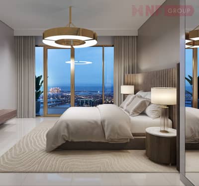 3 Cпальни Апартаменты Продажа в Дубай Харбор, Дубай - DHD Z02 B07-Bedroom -1. jpg