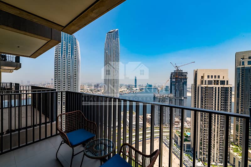 شقة في برج كريك هورايزون 2،كريك هورايزون،مرسى خور دبي 1 غرفة 1600000 درهم - 8305535