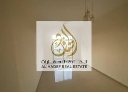 For annual rent in Ajman   One-bedroom apartment for the first inhabitant, with walls, Al-Jarf 3, with a balcony and 2 bathrooms   Close to Widlem Par