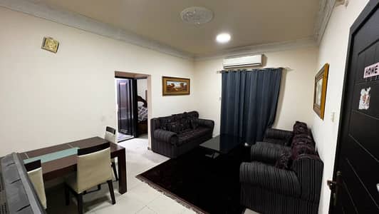 2 Bedroom Apartment for Rent in Liwara 1, Ajman - Two rooms and a hall in the Liwara 1