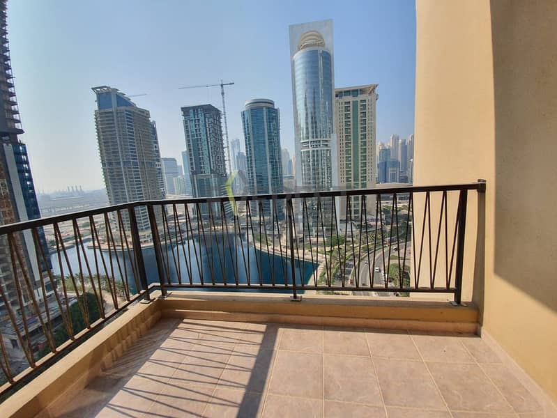 (ONE MONTH RENT FREE)HUGE 3BED + MAIDS ROOM JUST 80K IN JLT 2400sqft FULL LAKE VIEW
